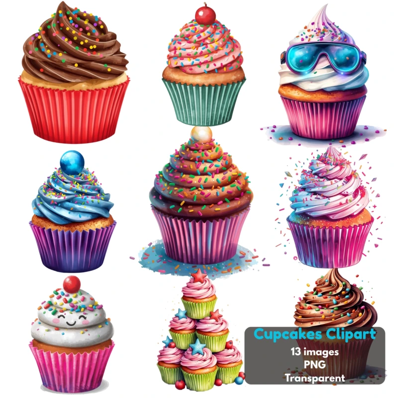 CupcakesClipartFreePromo