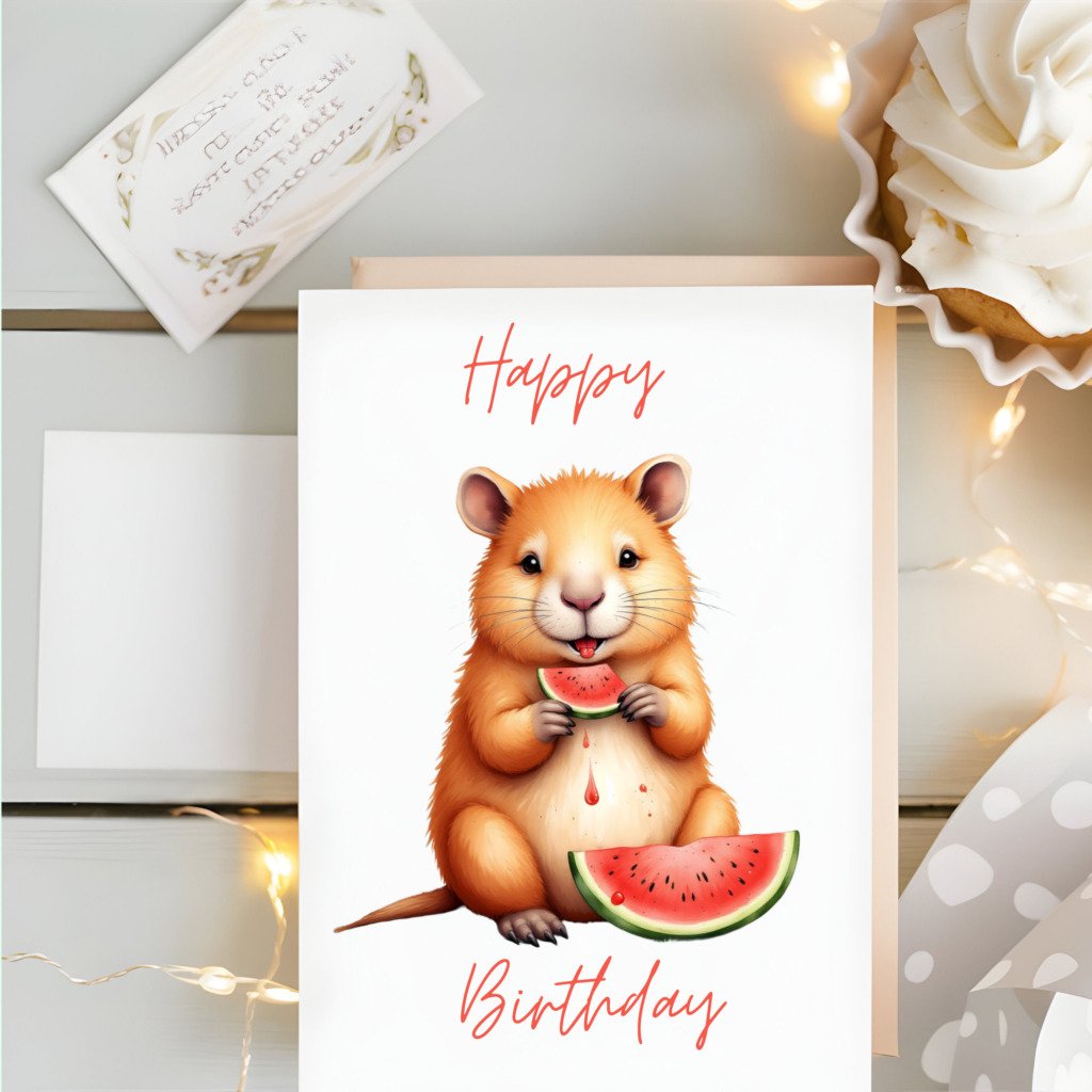 Cute Capybara clipart 4
