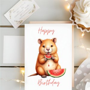 Cute Capybara clipart 4