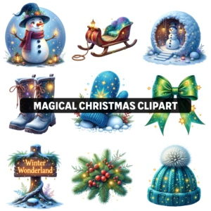MagicalChristmasClipart Artboard 1