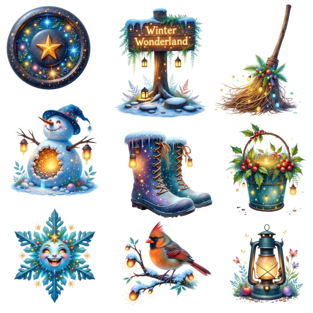 MagicalChristmasClipart Artboard 3