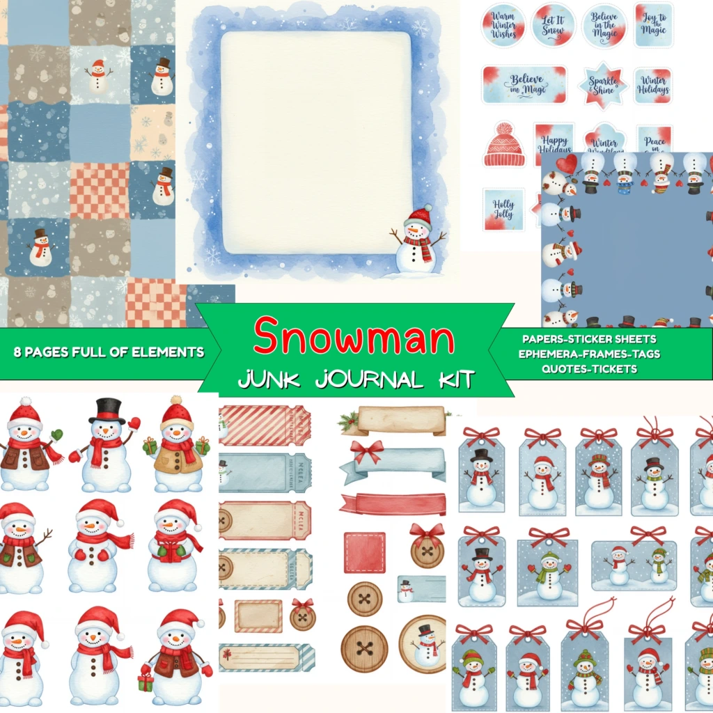 SnowmanJournalKitPromo