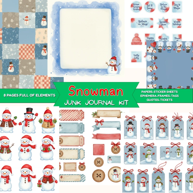 SnowmanJournalKitPromo