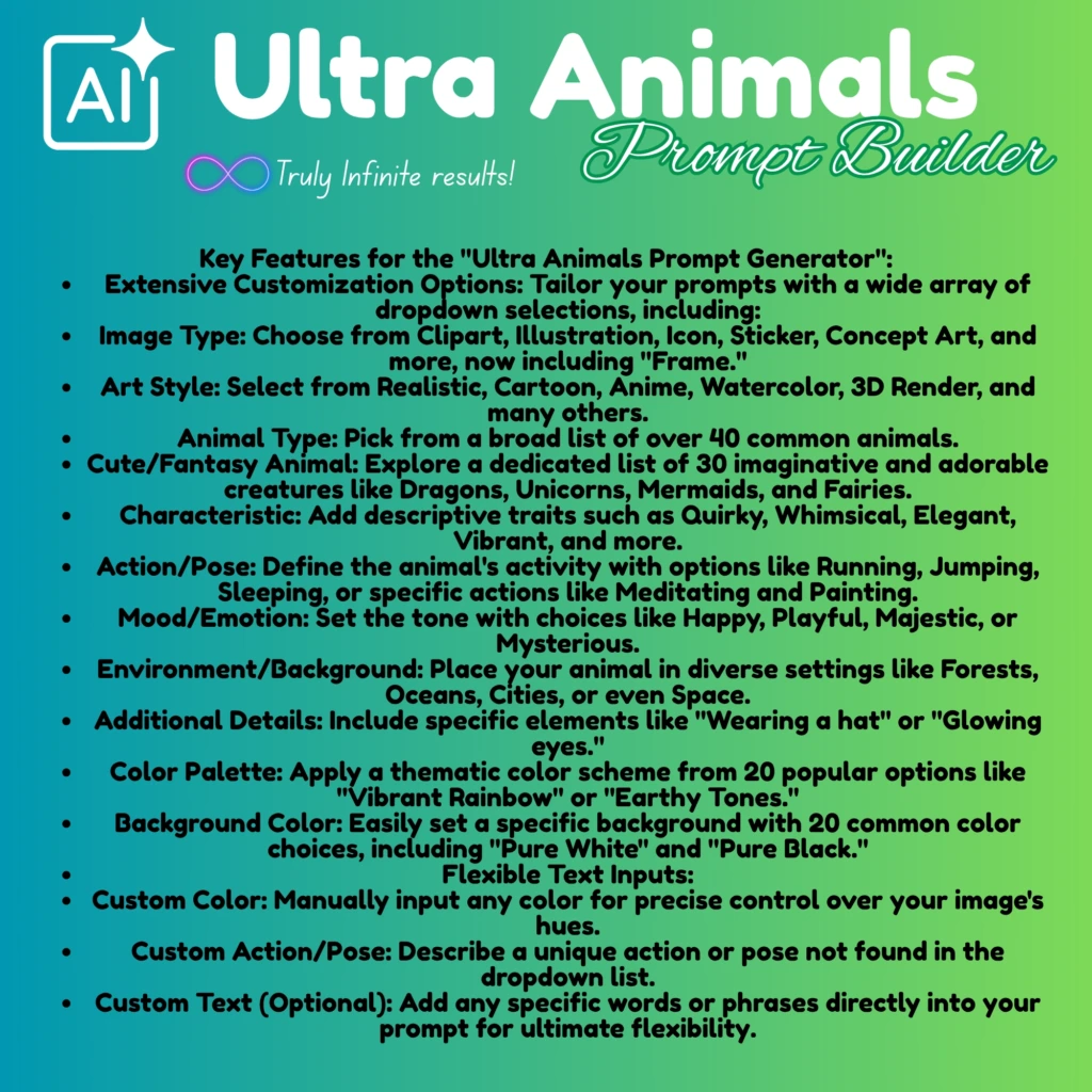 animals prompt generator 5