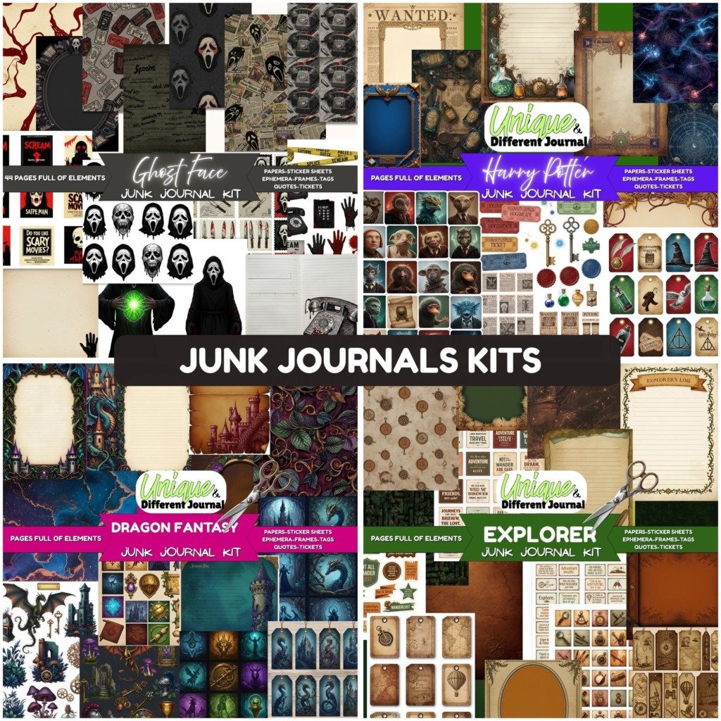 bartunecos clipart junk journal (11)