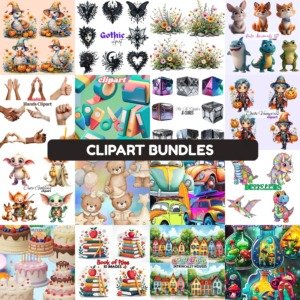 bartunecos clipart junk journal (4)