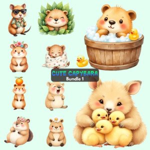 capybara clipart 6