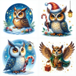 christmas owls 3