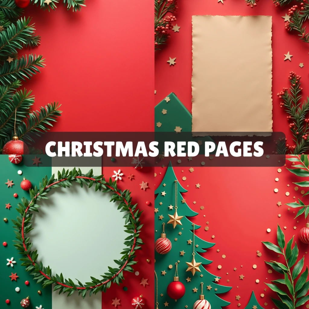 christmas red pages 1