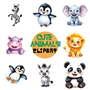 cute animals clipart 3
