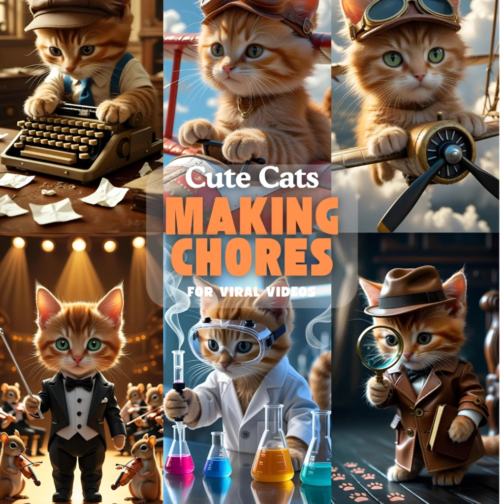 cute cats chores images 6