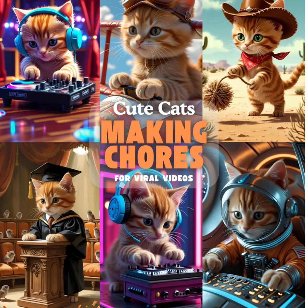 cute cats chores images 7