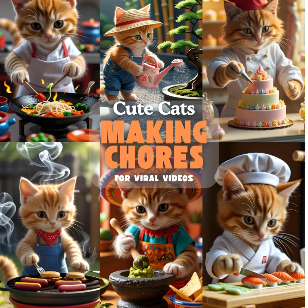 cute cats chores images 8