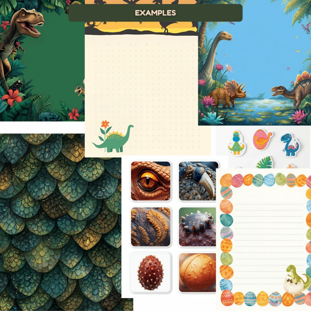 dinosaur junk journal 3