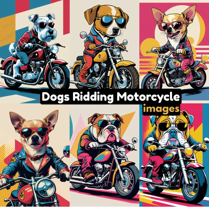 dogs ridding images 1