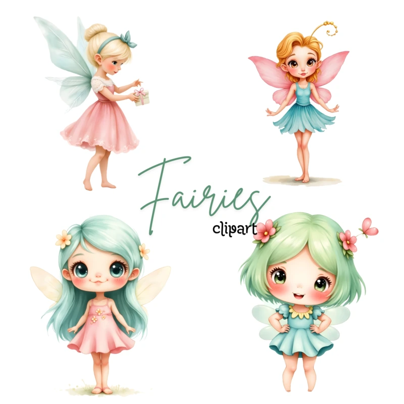 fairies clipart 1