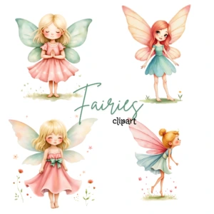 fairies clipart 4