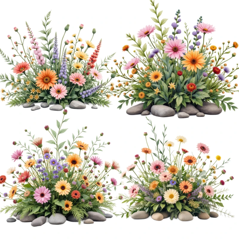 floral arrangement clipart 1
