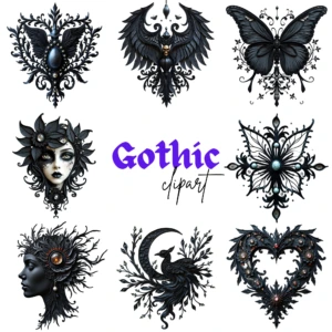gothic clipart 2