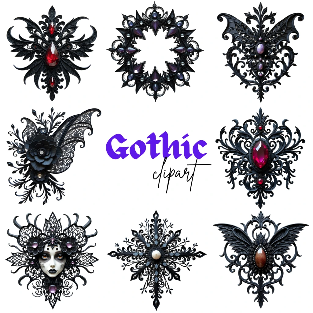 gothic clipart 4