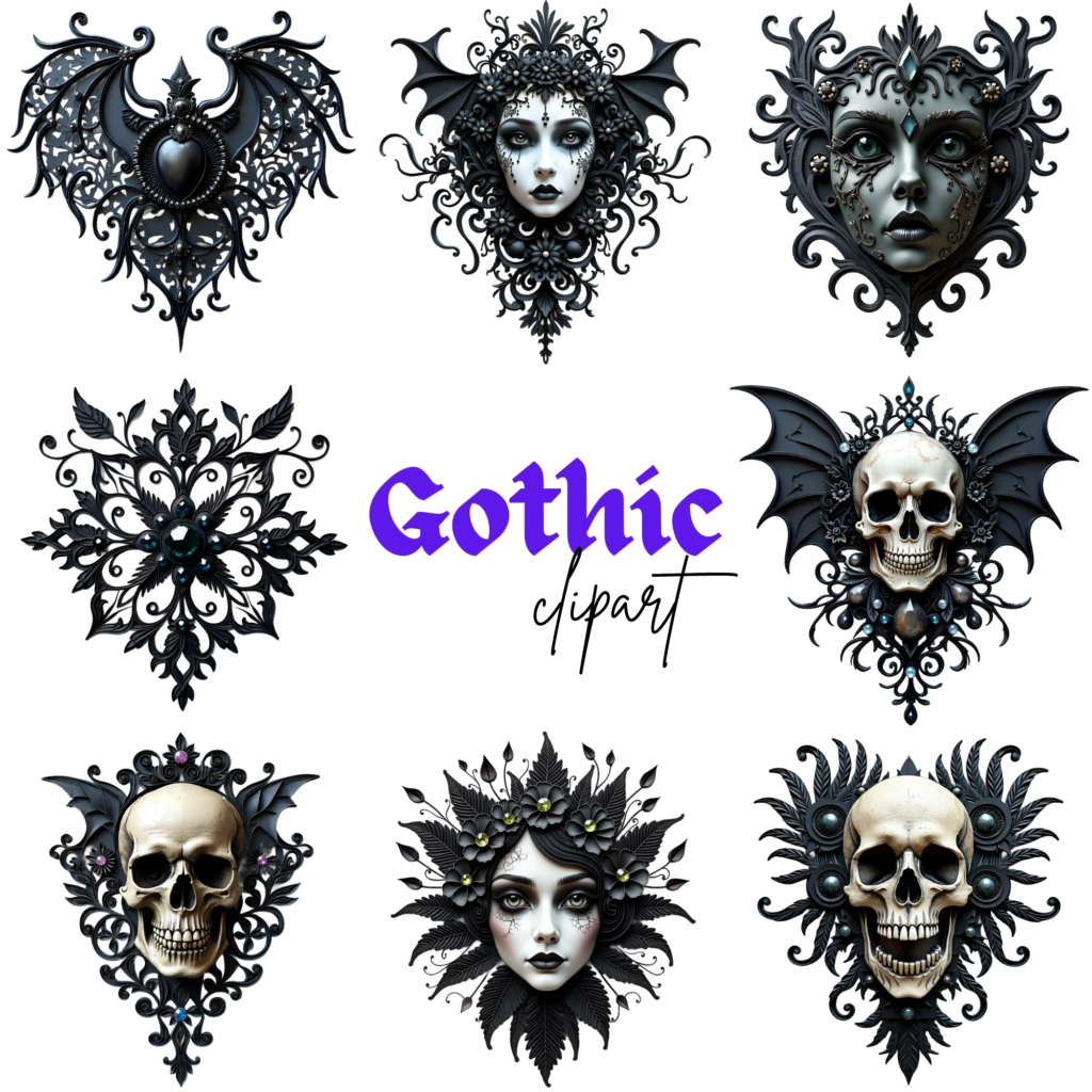 gothic clipart 8