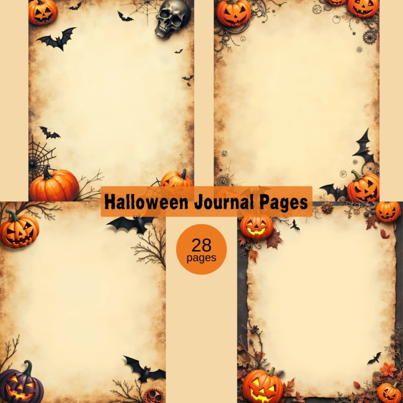 halloween journalpages 1