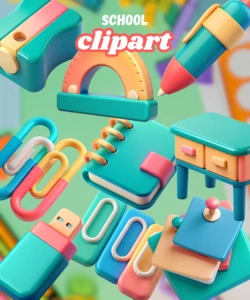 school supply clipart 2