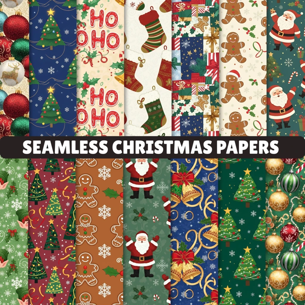 seamless christmas colorfu 2