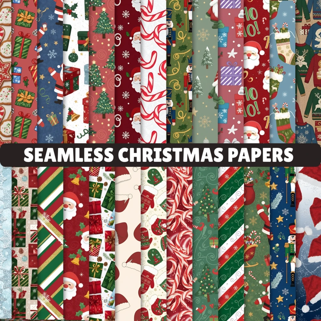 seamless christmas colorfu 3
