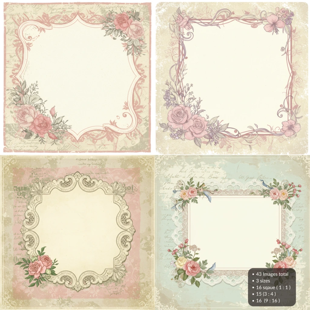 shabby chick frames 5