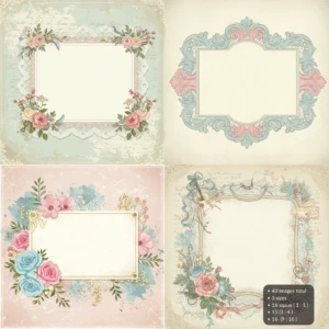 shabby chick frames 6