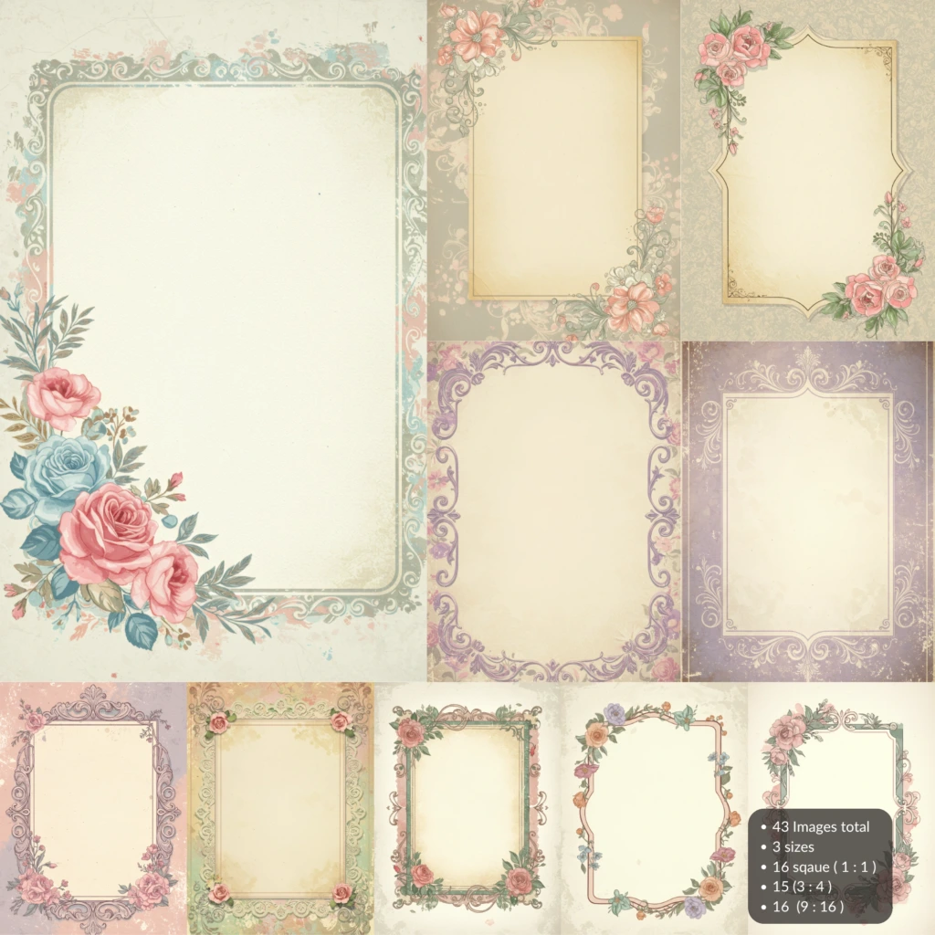 shabby chick frames 7