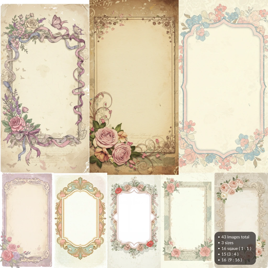 shabby chick frames 8