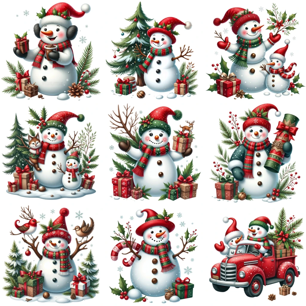 snowmans clipart 4