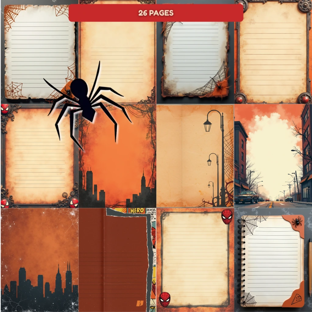 spiderman junk journal 6