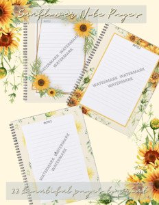 sunflower paper 1 3