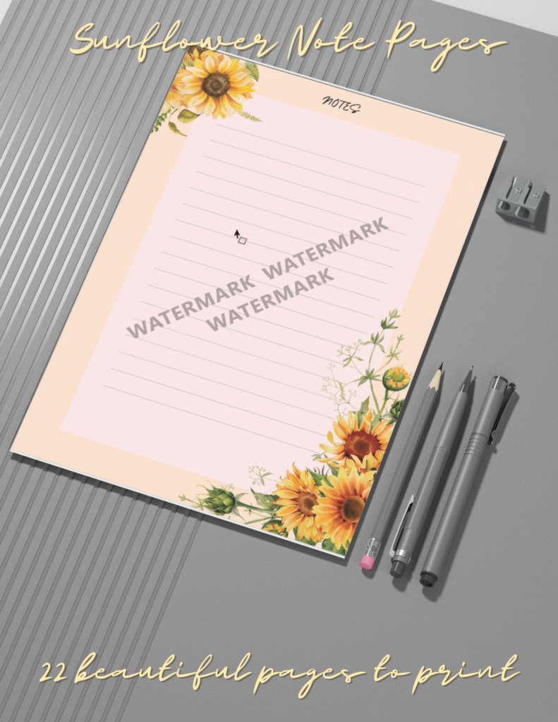 sunflower paper 2 1