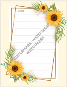 sunflower paper 4