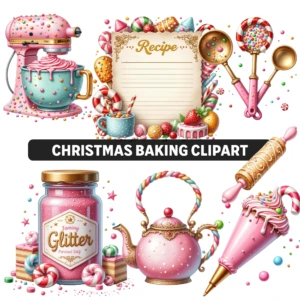 ChristmasBakingCLipart Promo Artboard 1