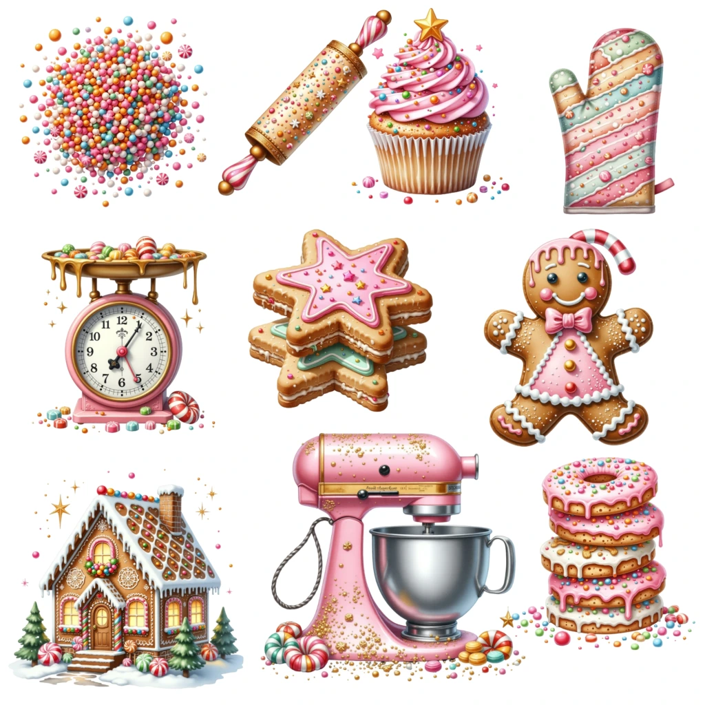 ChristmasBakingCLipart Promo Artboard 4