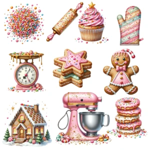 ChristmasBakingCLipart Promo Artboard 4