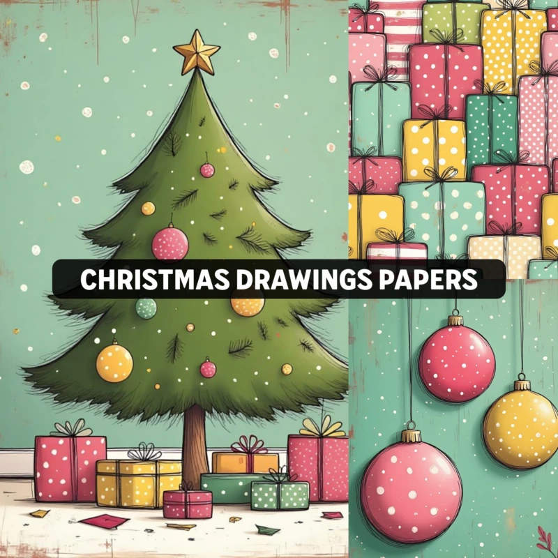 ChristmasDrawingsPagesPromos Artboard 1