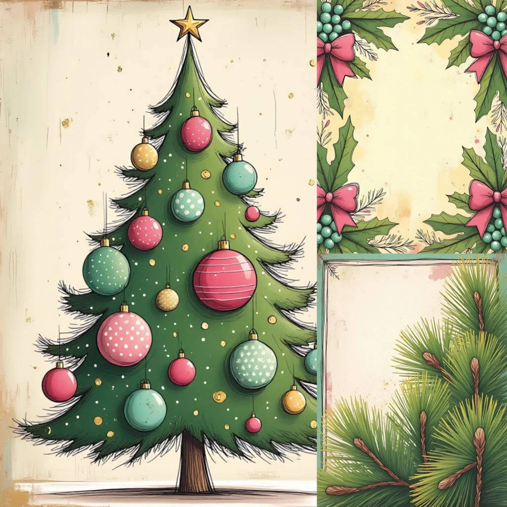 ChristmasDrawingsPagesPromos Artboard 11