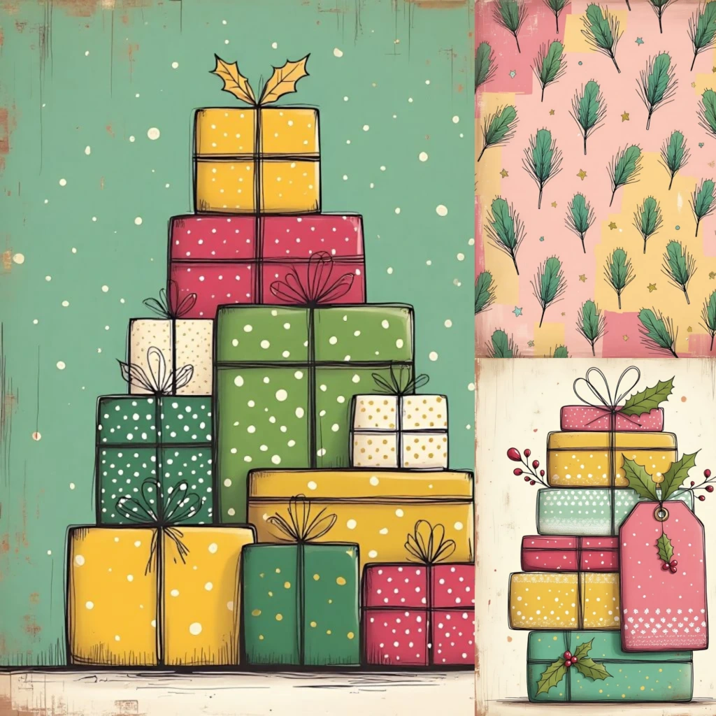 ChristmasDrawingsPagesPromos Artboard 13
