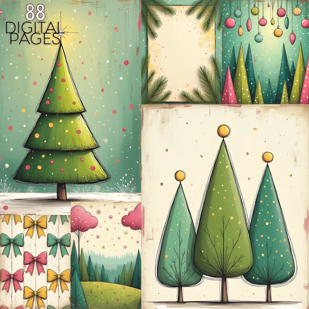 ChristmasDrawingsPagesPromos Artboard 4