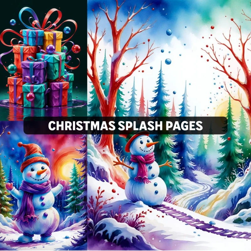 ChristmasSplashesPagesPromo Artboard 1