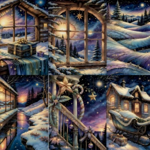 ChristmasSscenesGoldPagesPromo Copy Artboard 3