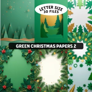 GreenChristmasPages2 Artboard 1