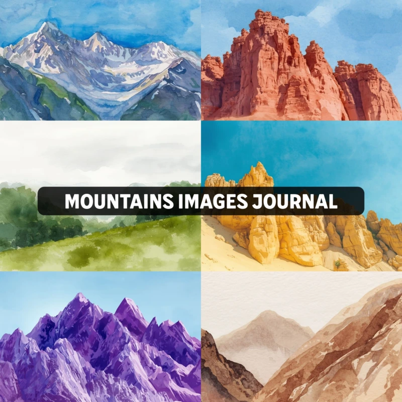 Mountains Images Journal Promo Artboard 1