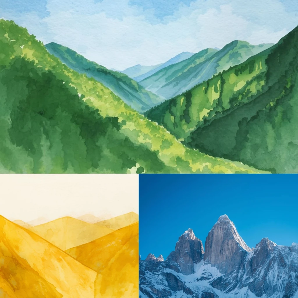 Mountains Images Journal Promo Artboard 2